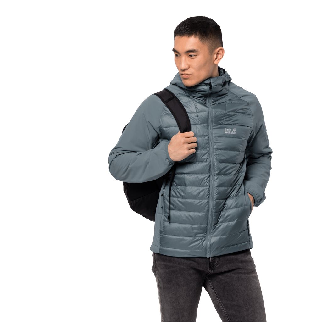 Jack Wolfskin JWP HYBRID Vestes Homme Gris - XGSHVCK-49